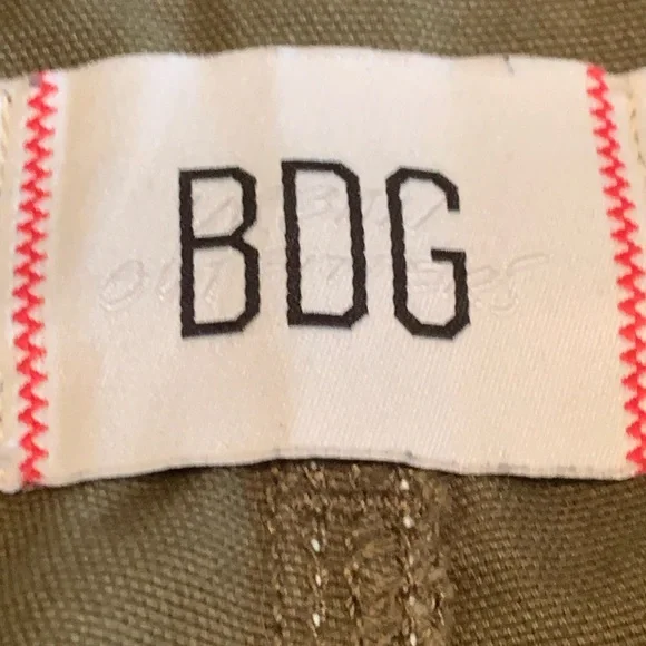 Urban Outfitters Green and Yellow Straight Leg Pants - Picture 4 of 5